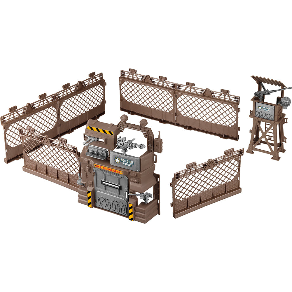 Playset Militare Giocattolo da Bambini Luce e Suoni Veicoli Soldatini Idea Regalo