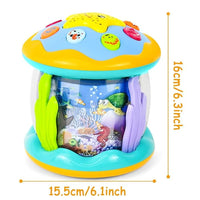 Ocean Paradise Giocattolo Rotante con Led Bambini 2 Colori Assortiti Idea Regalo
