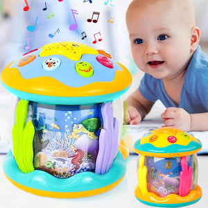 Ocean Paradise Giocattolo Rotante con Led Bambini 2 Colori Assortiti Idea Regalo