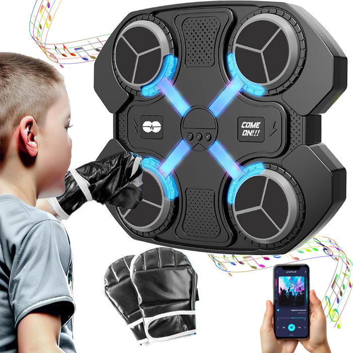 Music Boxing Training Machine Macchina da Boxe Musicale da Parete con Guanti