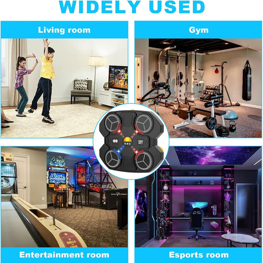 Music Boxing Training Machine Macchina da Boxe Musicale da Parete con Guanti