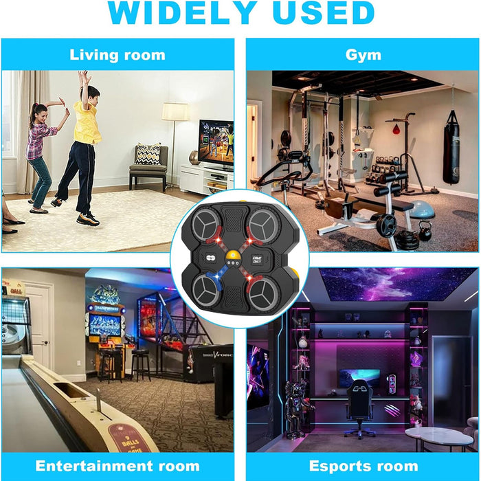 Music Boxing Training Machine Macchina da Boxe Musicale da Parete con Guanti