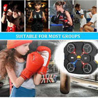 Music Boxing Training Machine Macchina da Boxe Musicale da Parete con Guanti