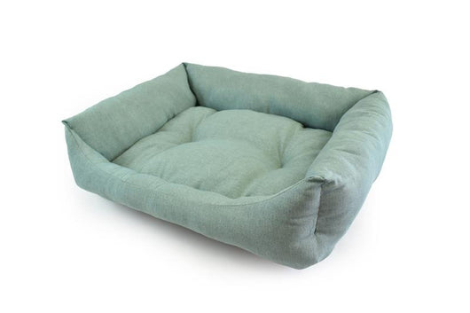 OPTIMO CUCCIA CON MORBIDO CUSCINO INTEGRATO DOMINO TINTA UNITA 60X70CM CON CORDA ANELLO 18 CM - ASSORTITA