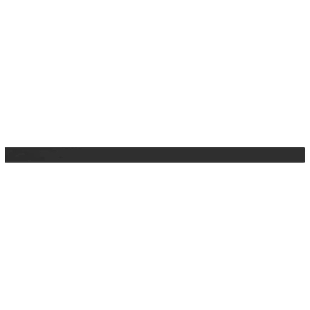 Piedini per mobili 12 pcs Nero 796 x 40,5 x 100 mm Ferro 864821