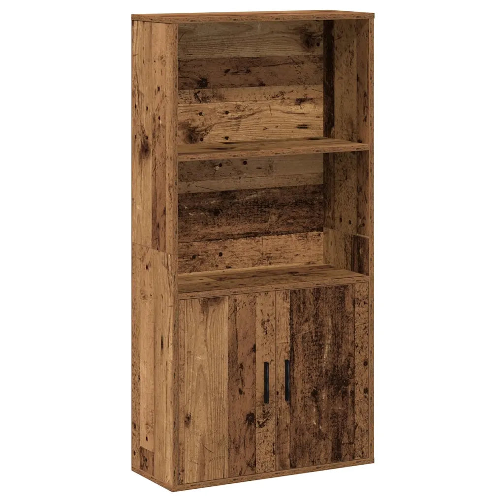 Libreria Legno Vecchio 60x24x120 cm in Legno Multistrato