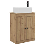 Mobile da bagno con Lavabo | Armadio Lavabo Rovere Artigianale 54 x 35 x 83 cm