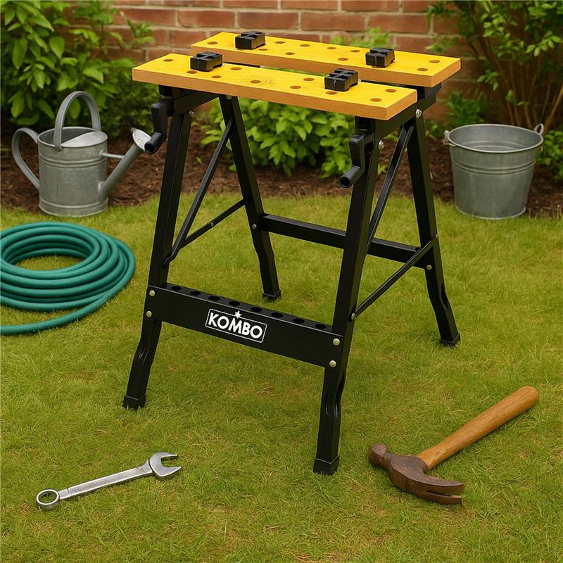 BANCHETTO DA LAVORO RICHIUDIBILE IN METALLO 61 X 56 X 79 CM