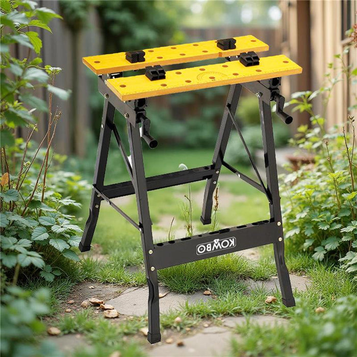 BANCHETTO DA LAVORO RICHIUDIBILE IN METALLO 61 X 56 X 79 CM