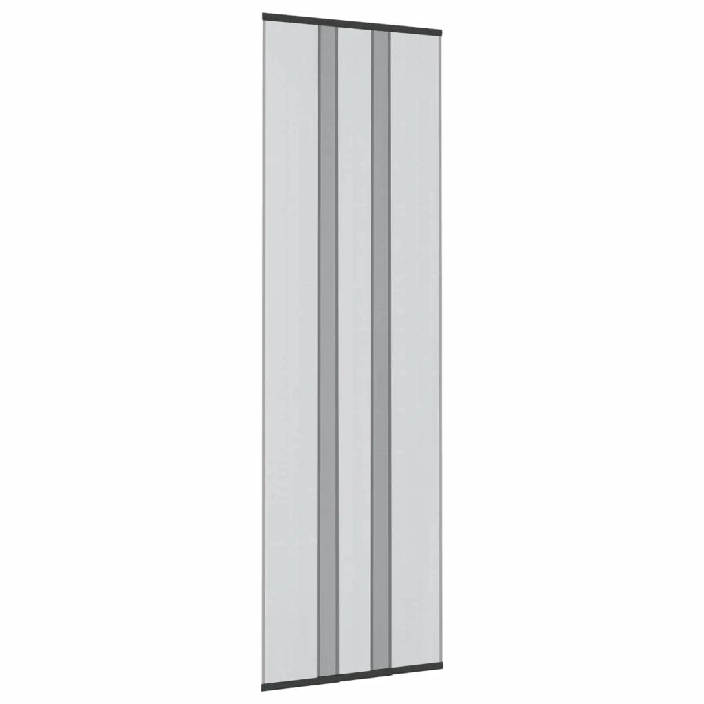 Zanzariera per porta con tenda in rete Nero poliestere 42037246