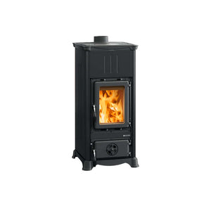 Stufa a Legna Nordica Emiliana Nero 6,5 kW 186 m3