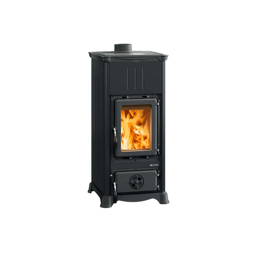 Stufa a Legna Nordica Emiliana Nero 6,5 kW 186 m3