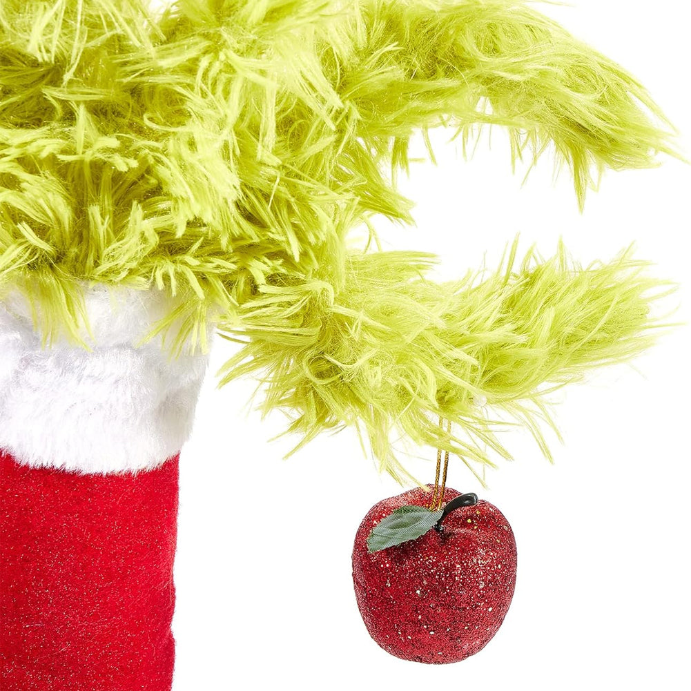 Decorazione Albero di Natale Braccio Peloso Mano di Elfo Verde Addobbo Natalizio