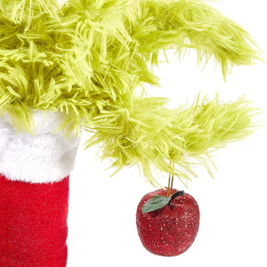 Decorazione Albero di Natale Braccio Peloso Mano di Elfo Verde Addobbo Natalizio