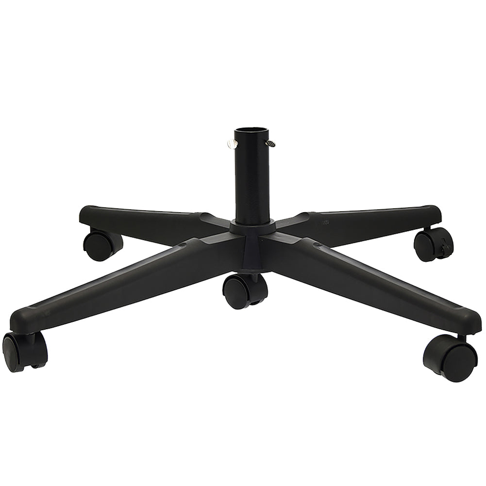 Base Albero di Natale Universale con Ruote Supporto Versatile Nero 69x22x50cm