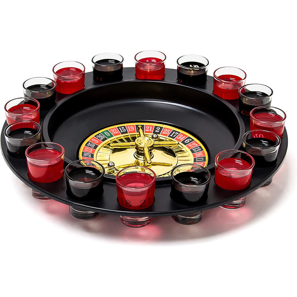 Roulette Russa Alcolica da Tavolo 16 Bicchierini Gioco da Tavola Party Adulti