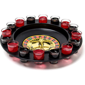 Roulette Russa Alcolica da Tavolo 16 Bicchierini Gioco da Tavola Party Adulti