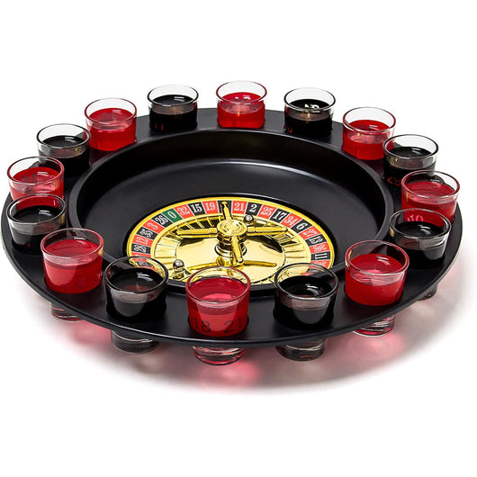Roulette Russa Alcolica da Tavolo 16 Bicchierini Gioco da Tavola Party Adulti