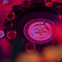 Roulette Russa Alcolica da Tavolo 16 Bicchierini Gioco da Tavola Party Adulti