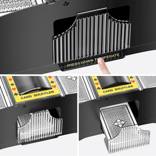 Distributore Mescolatore di Carte Gioco Elettronico Mescola Poker Blackjack