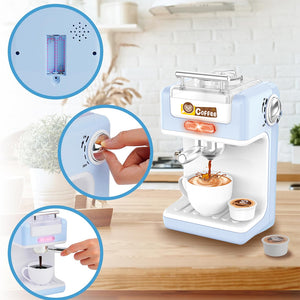 Macchina del Caffè Giocattolo per Bambini Macchinetta con Luci Suoni Idea Regalo