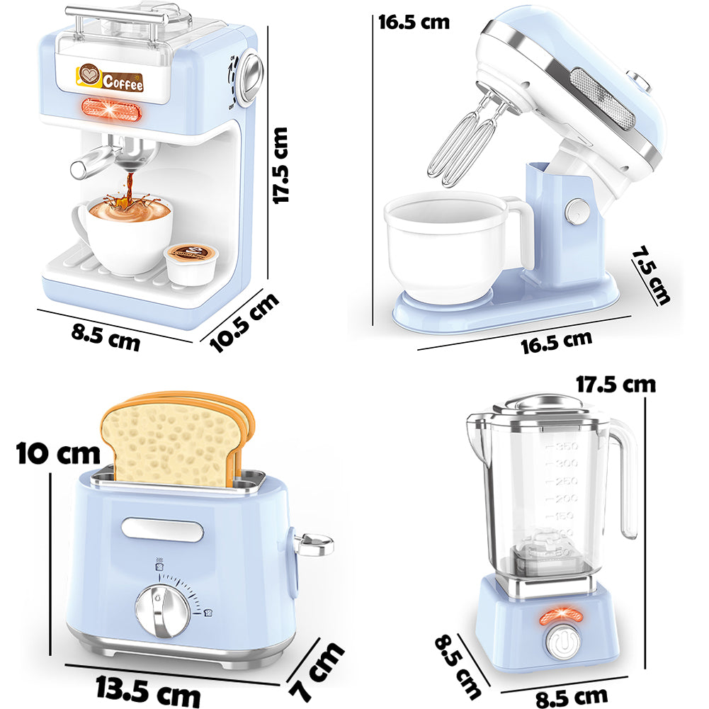 Elettrodomestici Cucina Giocattolo Planetaria Macchina Caffè Tostapane Frullatore