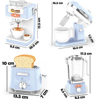 Elettrodomestici Cucina Giocattolo Planetaria Macchina Caffè Tostapane Frullatore