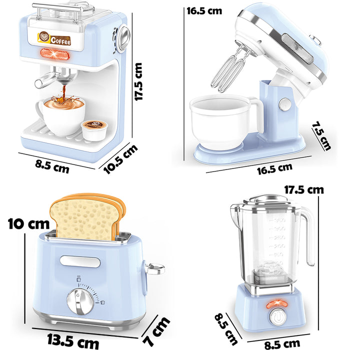 Elettrodomestici Cucina Giocattolo Planetaria Macchina Caffè Tostapane Frullatore