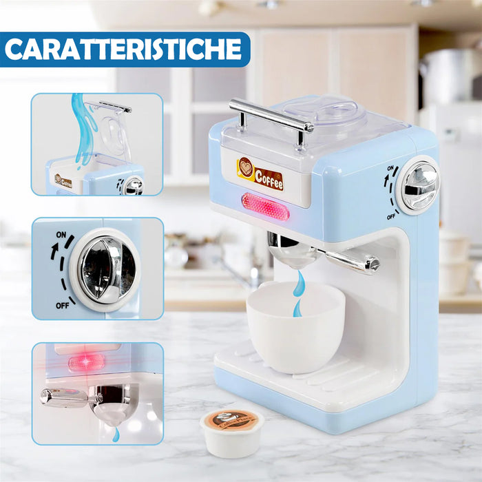 Elettrodomestici Cucina Giocattolo Planetaria Macchina Caffè Tostapane Frullatore