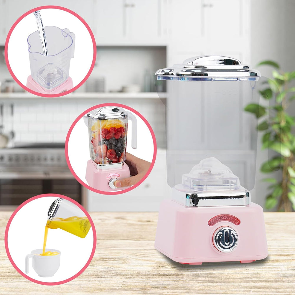 Elettrodomestici Cucina Gioco Rosa Planetaria Macchina Caffè Tostapane Frullatore