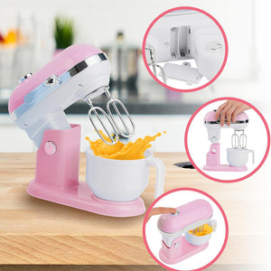 Elettrodomestici Cucina Gioco Rosa Planetaria Macchina Caffè Tostapane Frullatore