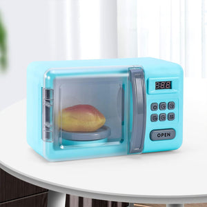 Forno a Microonde Giocattolo per Bambini Luci Suoni e 18 Accessori Idea Regalo