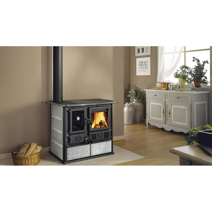 Stufa a Legna VST Rosa Sinistra Reverse Petra Nordica