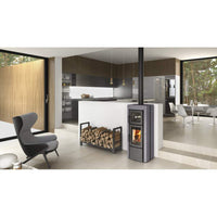 Stufa a Legna Nordica Ester Forno Evo Rivestimento in Pietra 8,2 kW