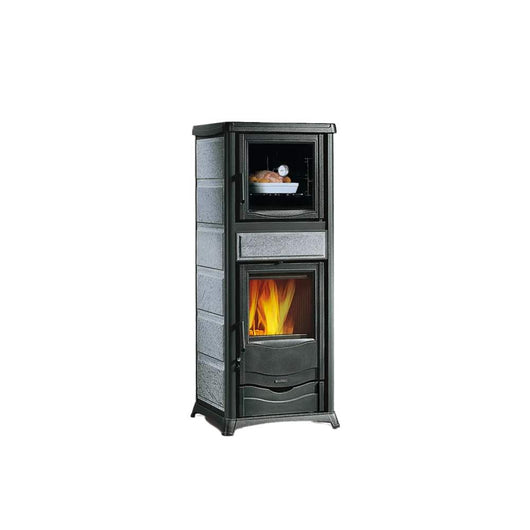 Termostufa a Legna con Forno Termorossella Dsa 4.0 Pietra Naturale  Nordica