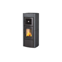 Stufa a Legna Nordica Ester Forno Evo Rivestimento in Pietra 8,2 kW