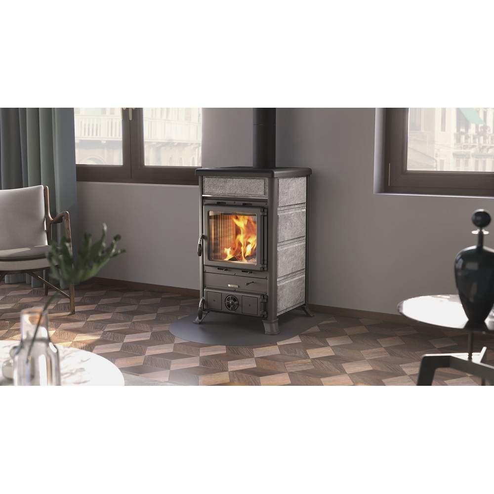 Stufa a Legna Rossella R1 5.0 Pietra Nordica