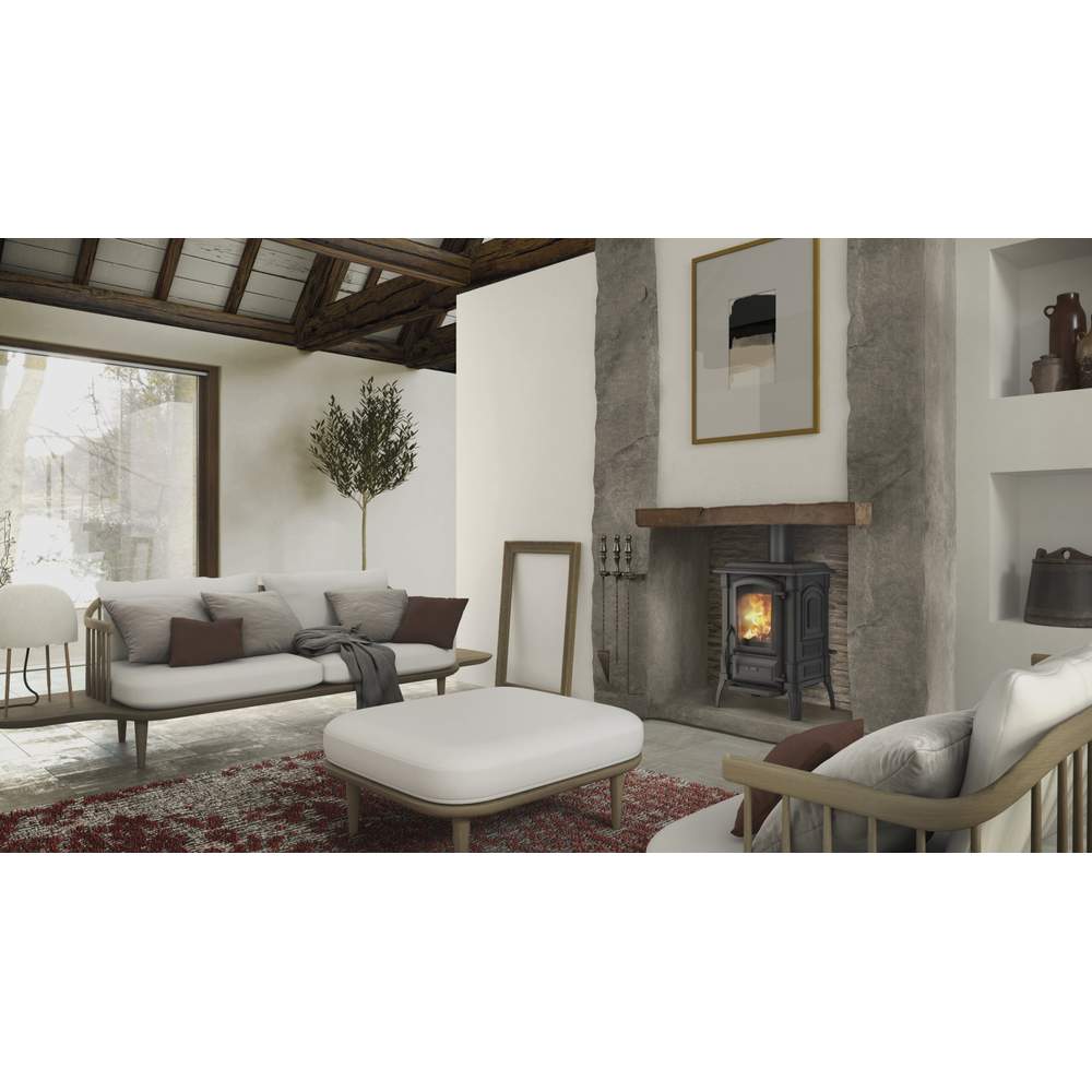 Stufa a Legna in Ghisa Smaltata Giulietta Nordica