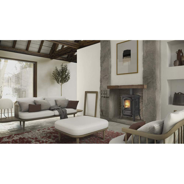 Stufa a Legna in Ghisa Smaltata Giulietta Nordica