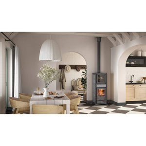 Stufa a Legna con Forno Rossella Plus con Forno 5.0 Petra Nordica