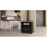 Stufa a Legna Verona XXL in Acciaio Nordica Colore: Acciaio