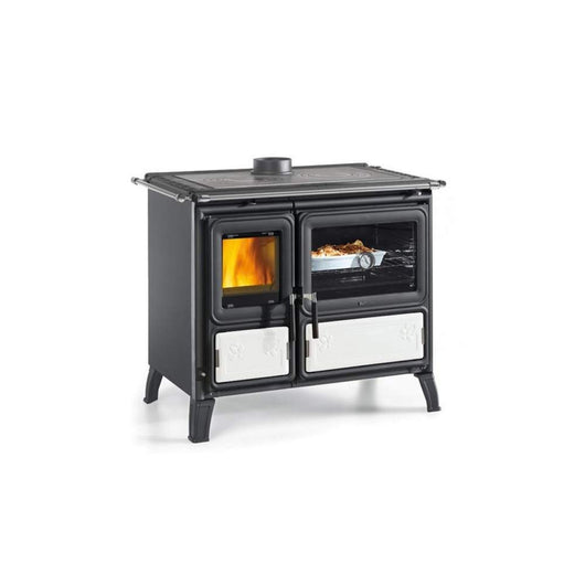 Cucina a Legna Milly Nordica 8,7 kW con forno da 78 l Colore: Bianco