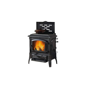 Stufa a Legna in Ghisa Smaltata Isetta con Cerchi 16 Nordica