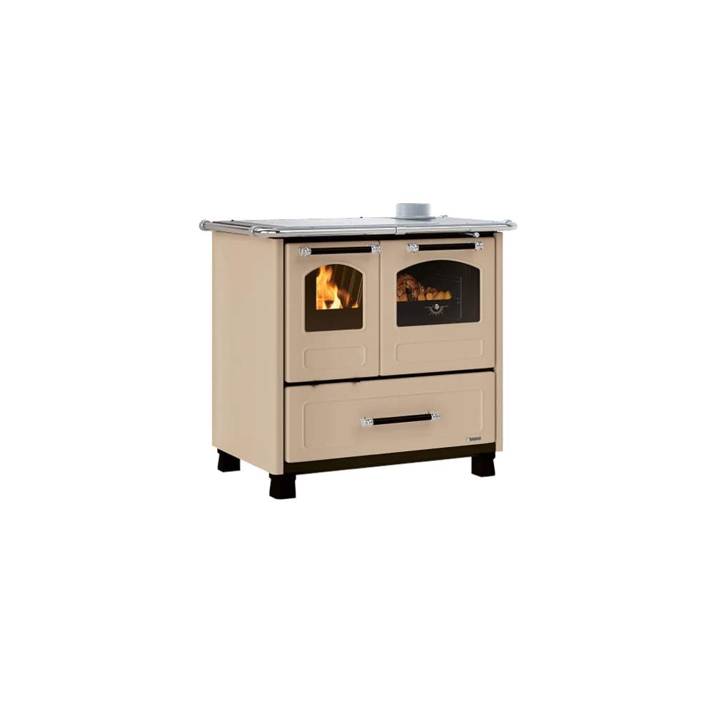 Cucina a Legna Nordica Family 4.5 in Ghisa 7,5 kW Colore: Caramello