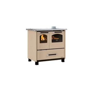 Cucina a Legna Nordica Family 4.5 in Ghisa 7,5 kW Colore: Caramello
