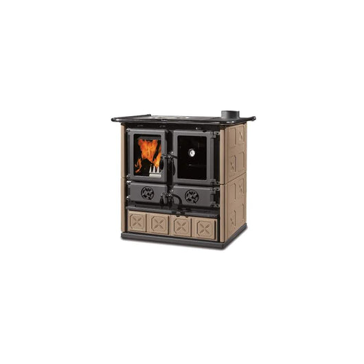 Stufa a Legna Rosetta 5.0 VST Maiolica Nordica Colore: Tortora