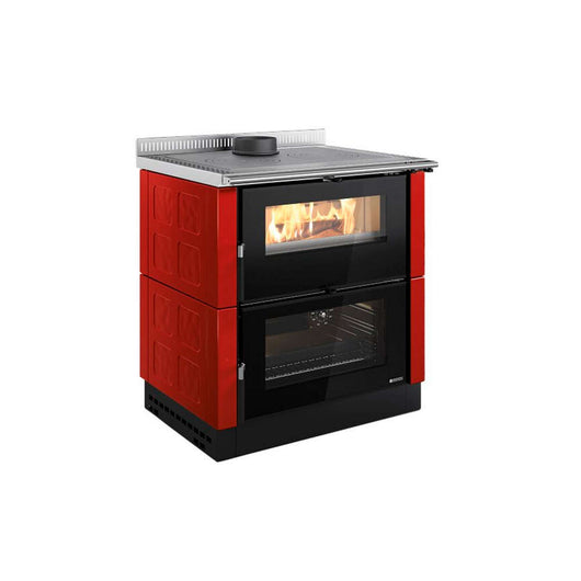 Stufa a Legna Verona XXL VST Maiolica Nordica Colore: Bordeaux