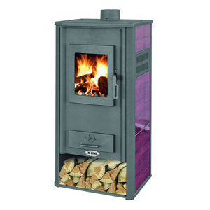 Stufa a Legna K-Line Kaos Idro Bordeaux 21,4 kW