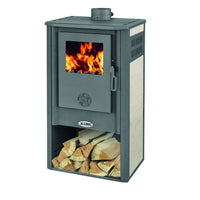 Stufa a Legna K-Line Kursal King De Luxe 7,2 kW Colore: Crema