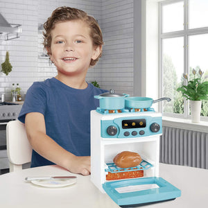 Cucina con Forno Elettrodomestici Giocattolo per Bambini Cucinino Luci e Suoni